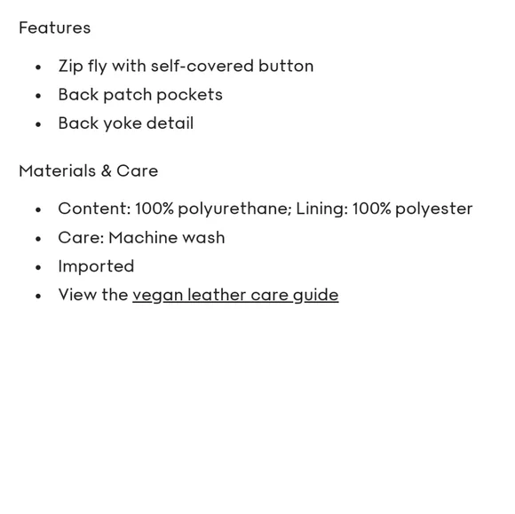 Butter soft utility leather shorts - Picture 2 of 6